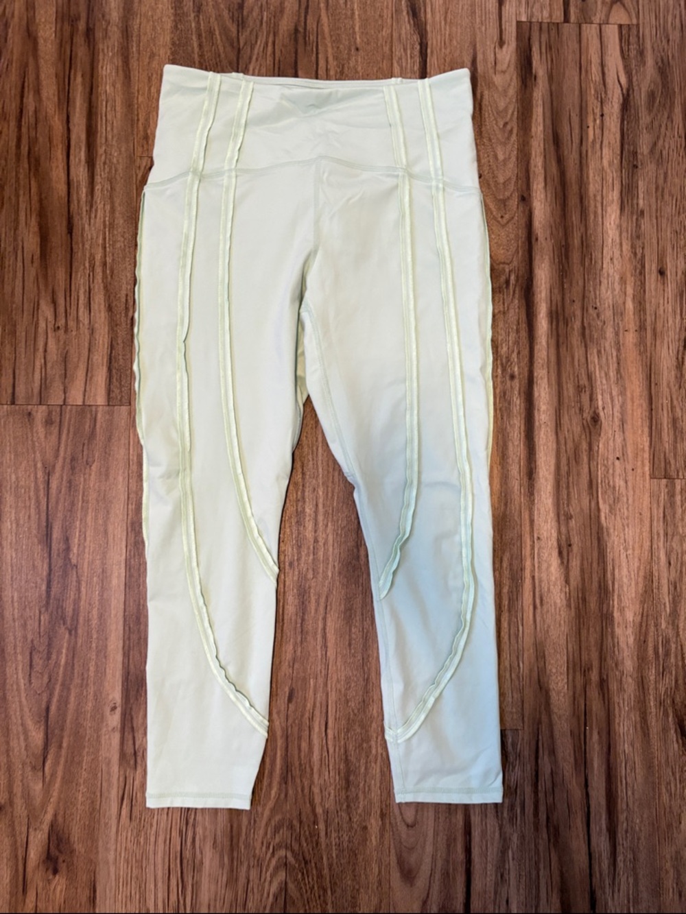 Fabletics Mint Seam-Detail High-Rise Leggings